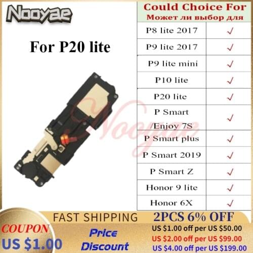 100% Tested For Huawei P8 P9 P10 P20 Lite Mini 2017 P Smart Plus Z 2019 Buzzer Ringer Loudspeaker Loud Speaker Flex Cable Board