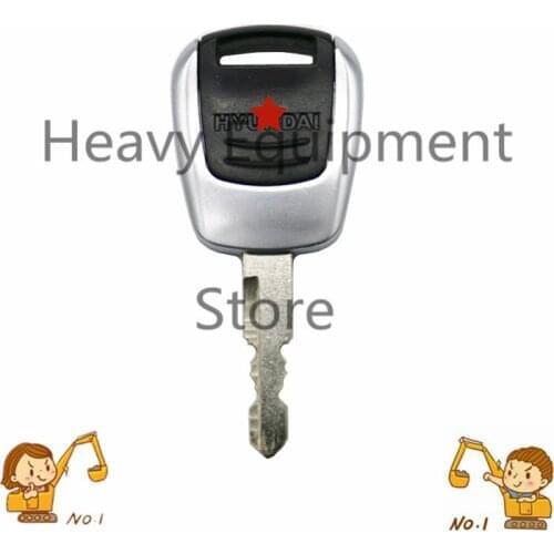 1X R-9 Key For Hyundai, Sunward,Hitachi Excavator #21Q4-00090 Heavy Equipment Ignition Key