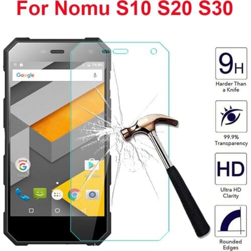 2PCS Screen Protector Tempered Glass Films For NOMU S20 S10 Anti-Explosion 9H 2.5D Premium cellphone Protective Film S10 Case