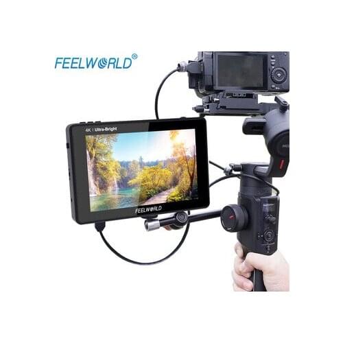 FEELWORLD LUT7 7 inch 2200nits 3D LUT Touch Screen Field Monitor 4K HDMI Full HD 1920x1200 IPS Monitor for DSLR Cameras Video