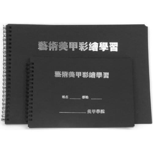 Nail Art Flower Painting Exercise Book Display Learning Practice Drawing Tool Special Exercises For Beginners Nail Art -VL16