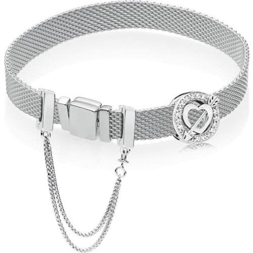 GChic Bracelet Love At First Sight Securing Clip Charm Fit Original Bracelet Fashion Women Beads DIY Jewelry Pulseras