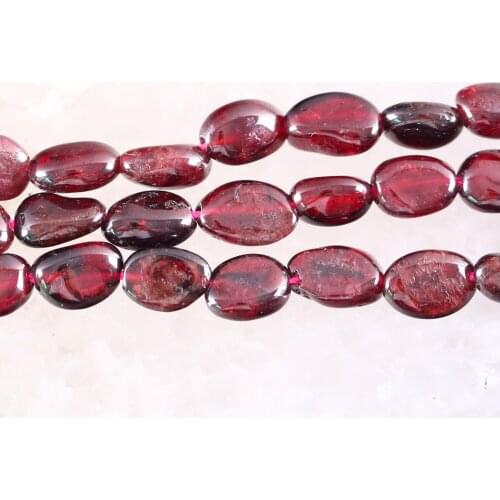 Bracelet Natural Stone 5-11MM Red Garnet Irregular Loose Beads For Making Jewelry String Bead S061