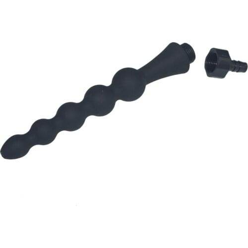 Anus Vagina Clean silicone enema syringe parts butt plug anal beads nozzles gay sex toys A004