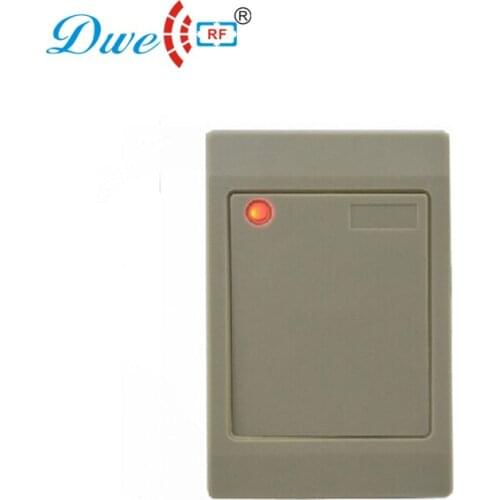 DWE CC RF access control card reader rs232 access controller white chip proximity card reader