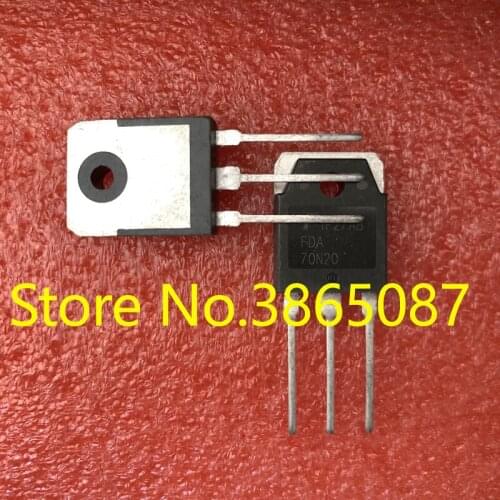 FDA70N20 70N20 TO-3P POWER MOSFET TRANSISTOR MOS FET TUBE 20PCS/LOT ORIGINAL NEW