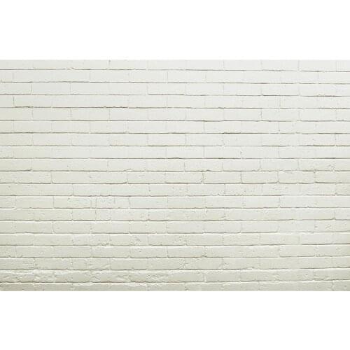 White Brick Wall Photo Backdrop Computer Printed Background for Children Baby Portrait Pets Toy Photophone Photography Props