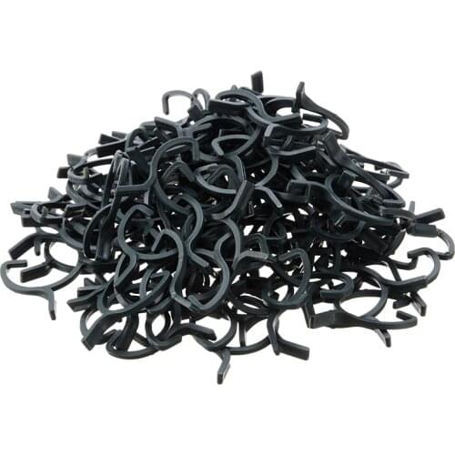 Hot Sale Vegetable Fixing Vine Plant Support Clips Tomatoes Potatoes Flowers Plant Support Clips 30x36mm 100Pcs