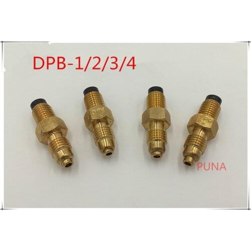 Brass resistance oil flow metering unit/oil distributor/separator valve/divider DPB for centralized lubrication system/CNC