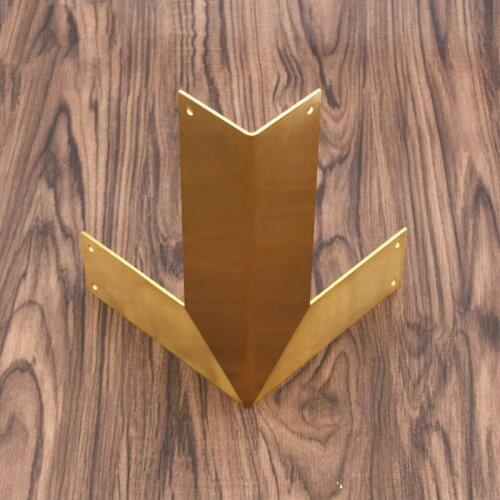 Brass Edge Triangular Copper Clad Edge Code View Freely Solid Wood Pure Copper Bed Top Triangle Copper Edge