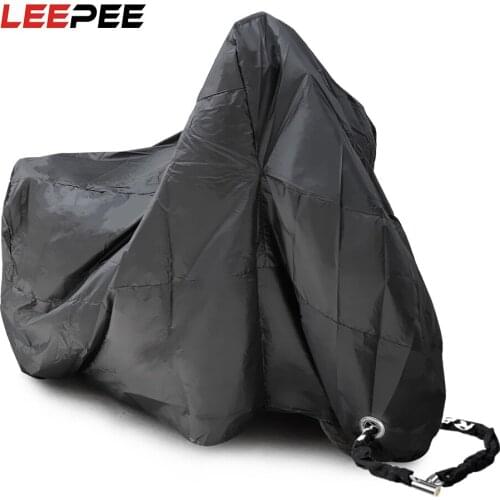 Motorcycle Rain Coat Motorcycle Rain Covers UV Protective Universal Outdoor Waterproof Dustproof With Anti-theft Lock Hole
