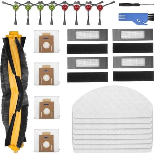 Accessory Kit Replacement for Ecovacs DEEBOT OZMO T8 AIVI T8 Max Robot Vacuum Cleaner Disposable Cleaning Mop Dust Bag