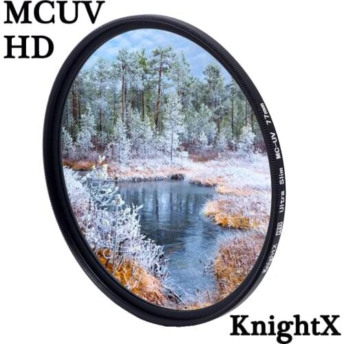 KnightX HD MCUV Filter 49mm 77mm 58 52mm UV CPL FLD Circular Kit Circular Polarizer with for Nikon Canon Pentax Sony DSLR Camera