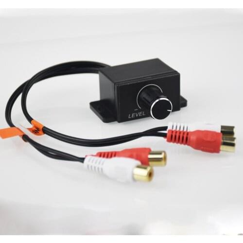 New Car Audio Amplifier Bass RCA Level Remote Volume Control Knob LC-1 Universal