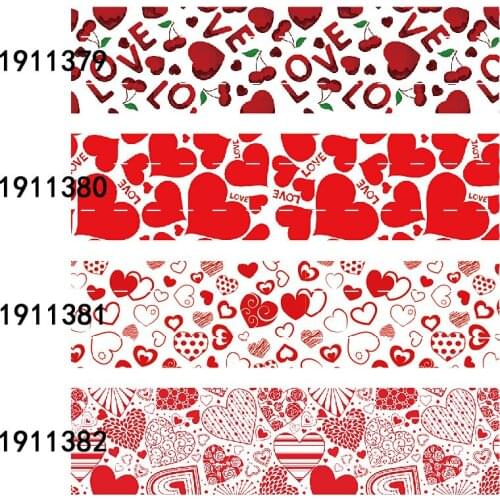 FLRARIBBONS 3 inch valentine heart ribbon