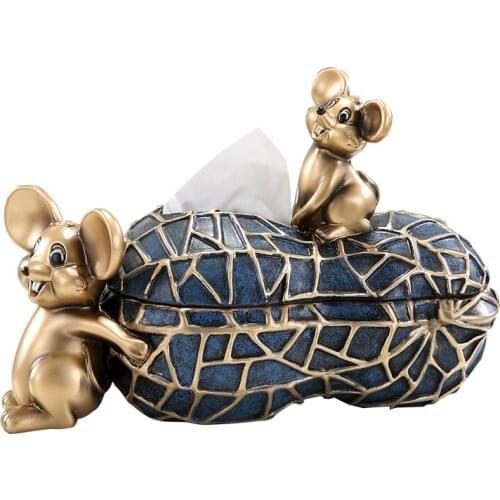 Nordic Tissue Box Creative Living Room Multi-functional Draw Tray Storage Box Storage Paper Keys Storage Box