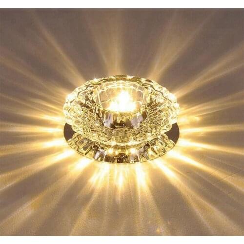 Aisle Flush LED ceiling lamp living room crystal corridor aisle lights LED Ceiling Lights Luces Front techo Balcony lamp Porch l