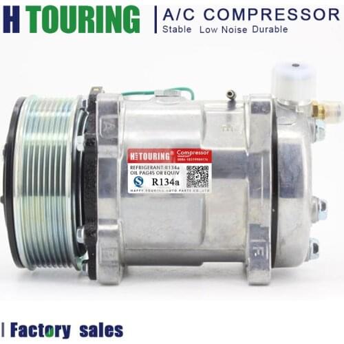 For Universal Auto car ac air conditioner a/c compressor 8PK for Sanden 508 5h14 SD5H14 SD508