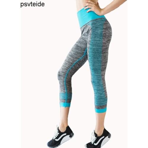 Womens sports pants tights Bodyboulding yogashorts slim Pants Running trousers fitness quick-drying sports leggings Gym jogging