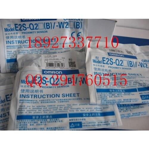 [ZOB] 100% brand new original authentic OMRON Omron photoelectric switch E2S-Q23 1M --2PCS/LOT