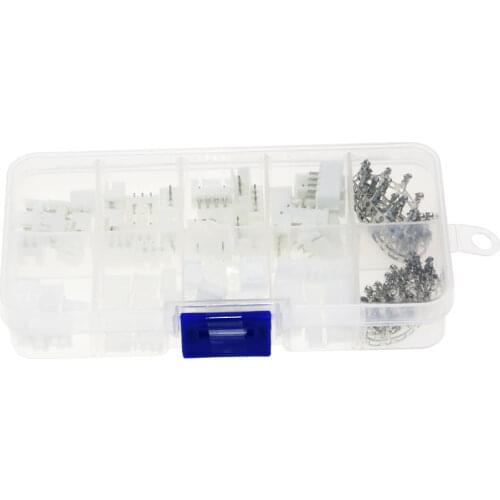 150pcs XH2.54- 2/3/4/5Pin JST-XH 2.54mm Dupont Connector Male/Female Wire Cable Jumper Pin Header Housing Connector Terminal Kit