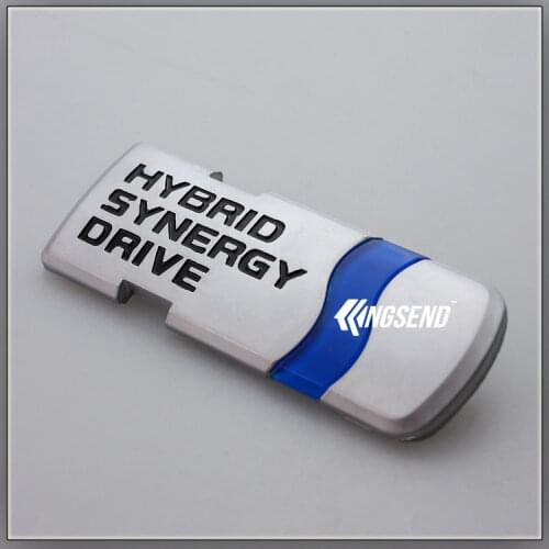 1X 3D metal HYBRID SYNERGY DRIVE Emblem Badge Car Auto Sticker Decal Car Styling