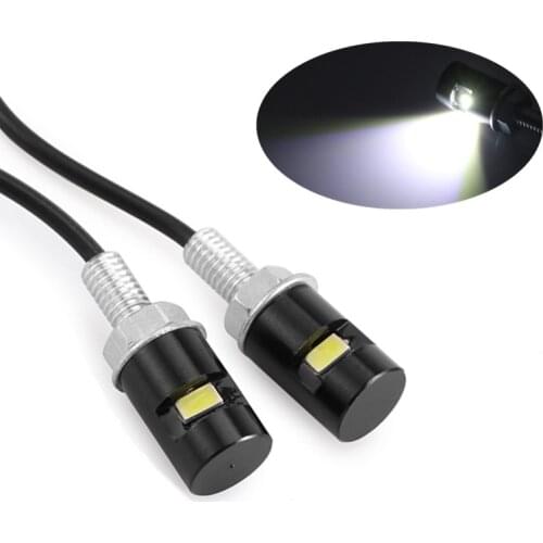 2PCS Led License Plate Lights for Motorcycle Wired Motorcycle Light LED Signal Light Bulb Motocross SMD LED 12V Moto Light 30CM