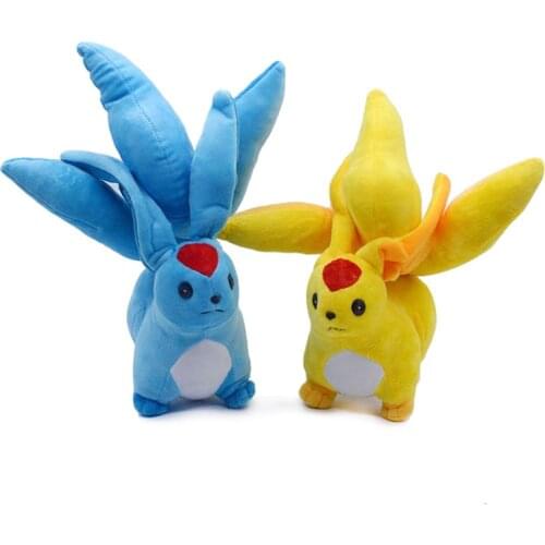 25CM POKEMON Pikachu Ninetales Anime XY Soft Plush Cute Toys Doll Gifts for Children