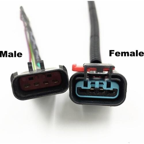 Car Male and Female Brake disc brake pad brake pump caliper electronic hand brake sensing wire plug For Tesla