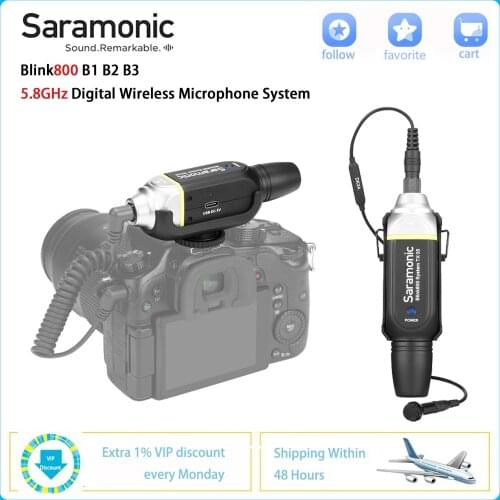 Blink 800 B1 B2 B3 5.8GHZ Digital Wireless Microphone System Professional Microphone For Electronic Instruments Cameras Mixers
