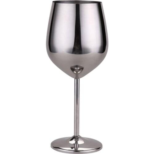 Stainless Steel Red Wine Goblets Copper Plated Red Wine Glass Juice Drink Champagne Goblet Party Barware Kitchen Tools