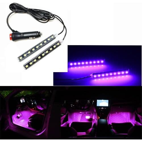 Car Interior Atmosphere LED RGB Strip Light Dash Floor Foot Decorative Light for Suzuki SX4 SWIFT Alto Liane /Grand Vitara