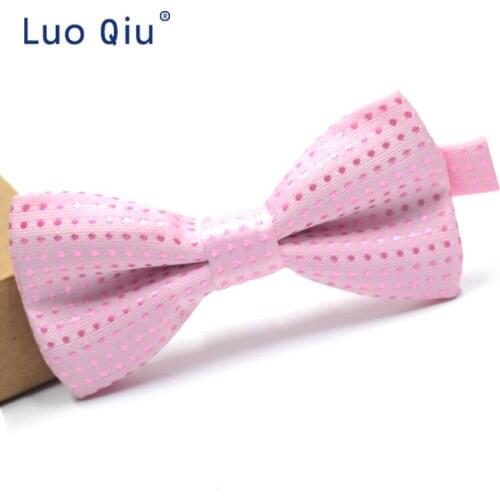 Children Fashion Formal Cotton Bow Tie Kid Classical Dot Bowties Colorful Butterfly Wedding Party Pet Bowtie Tuxedo Ties