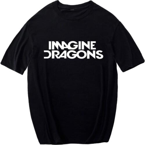 IMAGINE DRAGONS cotton t shirt men hip hip hipster O-neck casual t-shirt summer tops 2021 vintage aesthetic tshirt men clothes