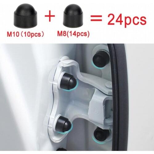 M8 M10 Plastic Metric Dome Bolts Nuts Head Caps Cover for mitsubishi lancer asx outlander pajero l200 Hex Screws Car Accessories