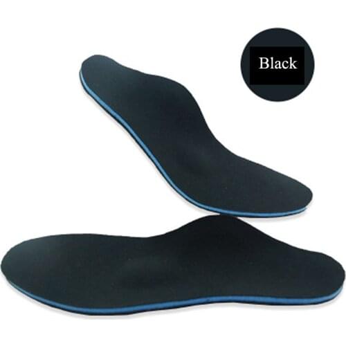 EVA Orthopedic Insoles Arch Support for Men Flatfoot Deodorant Orthotic Shoes Balck Insert Foot Care Cork Insoles for XO Leg