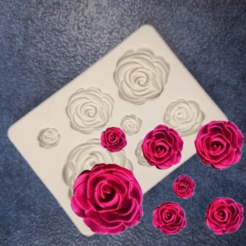 Pandahall Food Grade Silicone Molds Fondant Molds For DIY Cake Decoration Chocolate Candy UV Resin Epoxy Resin Jewelry Making