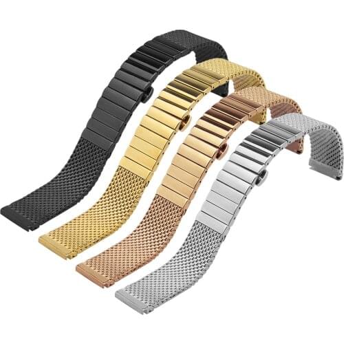 New Stainless Steel Watchband for men women For dw replacement strap casual clock accessor for IWC watch band strap Bracelet