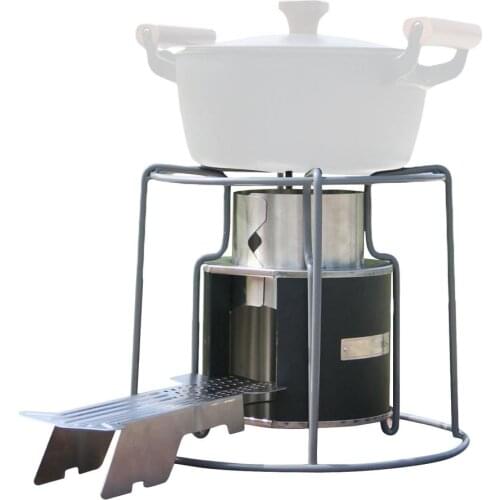 Outdoor Firewood Stove Portable Stainless Steel Camping Stove Picnic Grill Furnace Long Lasting Burning Stove For Camping