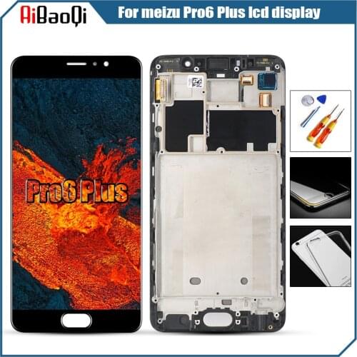 For 5.7'' Meizu Pro 6 Plus LCD screen display+ Touch panel Digitizer assembly meizu pro 6 plus M686g lcd