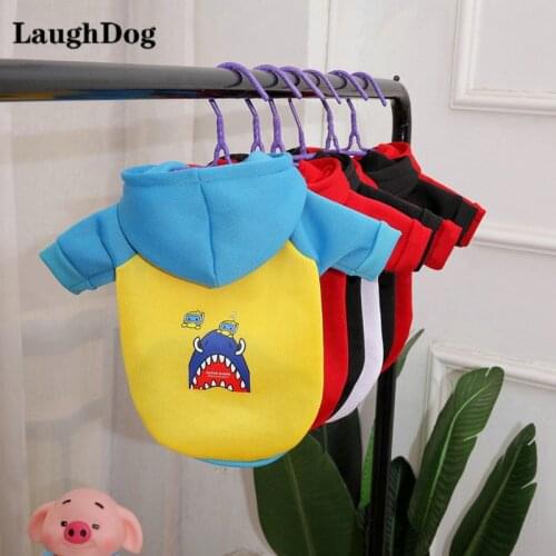 Cartoon Dog Clothes Winter Pet Clothing Coat Jacket Hoodie For Small Dogs Clothes Cute Dog Costume Puppy Sweater French Bulldog