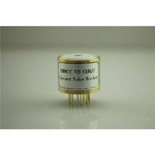 Gold-plated socket E88CC (TOP) to 12AU7 12AX7 12AT7 6.3V tube conversion seat