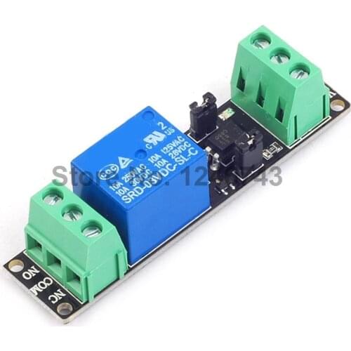 1 Channel DC 3V Relay High Level Driver Module Optocoupler Relay Module Isolated Drive Control Board for Arduino