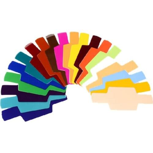 10sets 20colors/set card for Strobist Flash Gel Filter Color Balance with rubber band ,diffuser Lighting free ship with track