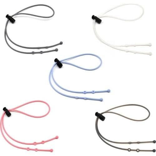10Pcs Adjustable Face Mask Silicone Lanyard Rope Multifunction Eyeglass Anti-Lost Strap Mouth Cover Holder Hanging Cord