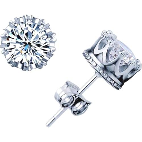 2019 Round Real Brinco Earings Free Shipping Love Diy Crystal From Swarovskis Woman Charm Earrings Jewelry Consignment Solid