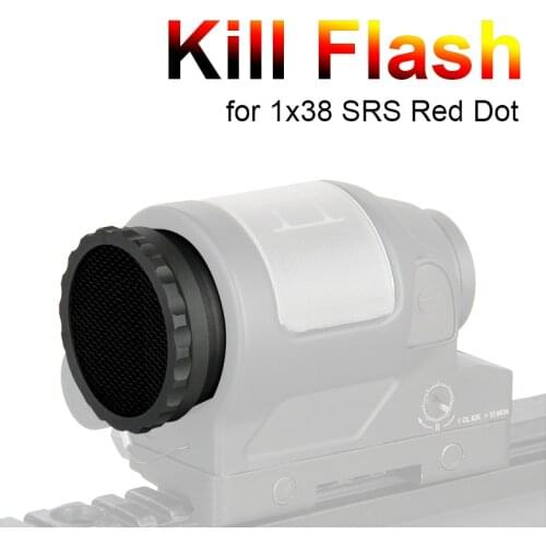 Tactical air red dot scope accessories Mini Kill flash metal mesh scope protector 1x38 red dot sight Killflash for SRS red dot