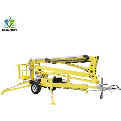 Used 16m cherry picker trailer boom lift for sale