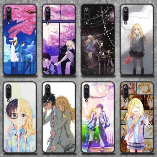 Japan Anime Your Lie in April Phone Case for Xiaomi mi 6 6plus 6X 8 9SE 10 Pro mix 2 3 2s MAX2 note 10 lite Pocophone F1