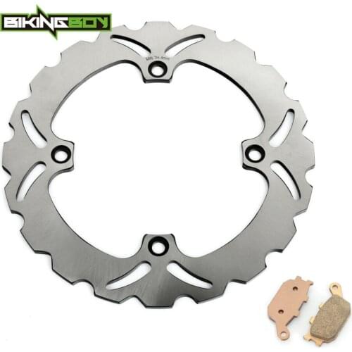 BIKINGBOY V-Strom DL 650 2004-2010 DL650 ABS / Traveller 07-10 DL 1000 09 08 07 06 05 04 03 02 Rear Brake Disc Rotor Disk + Pads